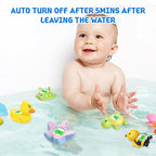 Baby Bath Thermometer, Digital Water Temperature Thermometers with 3 Color Backlit and Temperature Warning, Safety Bath Tube Thermometer Floating Toy for Infant, Toddler