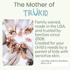 TruKid Natural Eczema Cream for Kids, Toddlers & Babies, NEA-Accepted for Eczema, Safe for Sensitive Skin on Face, Body, & Hands, Unscented, Hydrates & Moisturizes Irritated & Itchy Skin, 3.4oz