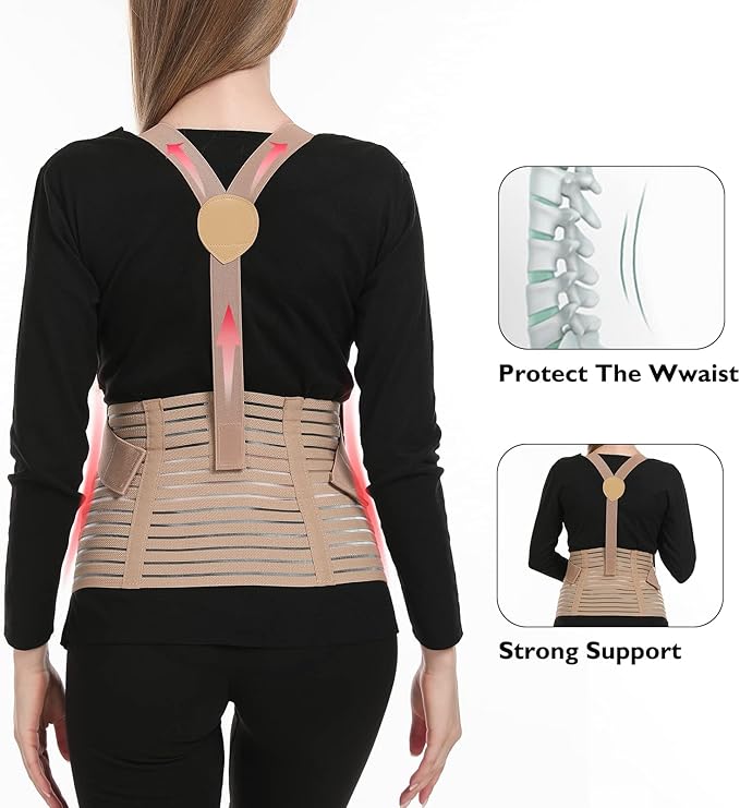 Belly Bands For Pregnant Women - Maternity Belt Pregnancy Support - Breathable Abdominal Binder, Back Support, Multiple Sizes And Colors For All Stages Of Pregnancy & Postpartum