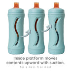 Subo Baby Food Bottle | No Mess Squeeze-Free Toddler Self Feeder | Feeding Bottle to Replace Resuable Pouches | (Duck Egg Blue)