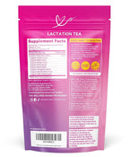 Pink Stork Organic Lactation Tea – Fenugreek, Fennel, Milk Thistle + More – Support for Breastfeeding, Pumping, Hydration, Milk Flow – Smooth Vanilla – 15 Sachets, Caffeine-Free