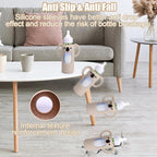 Mity rain 3 Pack Silicone Sleeves for Dr. Brown's Glass Bottles 8 OZ - Anti Breakage Baby Bottle Holder, Compatible with Dr. Brown's Glass Bottles for Babies with Handle