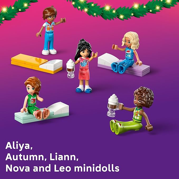LEGO Friends Advent Calendar 2025 Building Toy - Holiday Countdown Set for Girls & Boys, Ages 6+ - 24 Buildable Surprises, 5 Minidolls & 5 Pets - Kids Gift Idea for Christmas - 42668