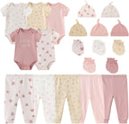 Unisex Baby Boy Girl Bodysuits Sets 20 Pack Cotton Casual New Born Clothes Comfort Infant Outfit Essentials
