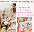 3PCS Suction Cup Spinner Toys Set: Baby Bath Sensory Spinner Toys for 1 2 Year Old Boys Girls - Stress Release, Anxiety Relief, Educational Gifts for Toddlers 1 2 3 Years Old - 3 Pack