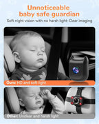 Dual Car Camera Baby Monitor with 6.9" Split Screen-1080P HD Carseat Camera for 2 kids with 360° Full Rotation-Night Vision, Auto-detail Enhancement, 2 Power Ways, Easy Install, for Twins & Siblings