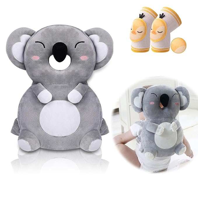 Baby Head Protector,Adjustable Baby Head Protection Backpack (Koala)