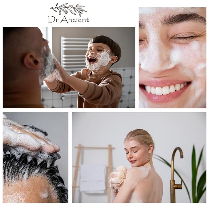 Dr. Ancient Natural Handmade Soap Set - Aloe Vera, Stinging Nettle, Goat Milk & Donkey Milk - Traditional, Chemical-Free Skincare for Face & Body