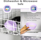 Re-Play 12 Oz. Toddler Bowls for Snack and Everyday Dining - Dishwasher and Microwave Safe - Made in USA - Set of 3-5.75" x 5.75" x 2" - Berry