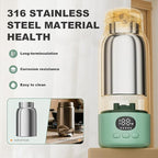 Portable Bottle Warmer for Travel - Portable Milk Warmer for Baby - Fast Heating Fast Heating Breast Milk & Formula Warmer 17oz Capacity, Adjustable Temp Long Battery Life for Outdoor Airplane and Car