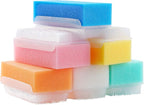 Baby Bath Time Sponge Brush- Body, Hair, and Scalp Cleaning - Gentle on Infant, Toddler Sensitive Skin - Great Sensory Feel(12 Pcs)