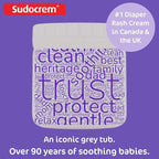 Sudocrem Diaper Rash Cream for Baby's Skin, Triple Action Diaper Rash Paste that Soothes, Treats and Protects, 15.29% Zinc Oxide Cream - 4.4oz (125g)