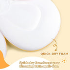 Baby Bath Pad for Infant Bathtub Sink, Non-Slip Flower Bathtub for Infants 0-6 Months, Soft Baby Sink Bath Cushion for Babies Bath Time, Newborns Bath Essentials Must Haves-Sunflower