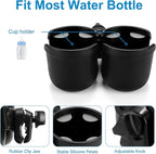 Accmor Stroller Cup Holder, Bike Cup Holder, Universal Cup Holder for Uppababy Nuna Doona Strollers, 2-in-1 Cup Phone Holder for Stroller, Bike, Wheelchair, Walker, Scooter