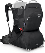Osprey Poco SLT Lightweight Child Carrier Backpack - Slimmed-Down Hiking Carrier for Toddlers with Safety Harness, Sunshade, and Ventilated Backpanel - Lightweight Travel-Friendly Option