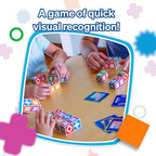FoxMind Match Madness Board Game, Visual Recognition Matching Board Game, Family Puzzle Game to Develop Kids Problem Solving Skills