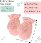 Zsedrut Baby Boys Winter Glove Warm Toddler Infant Girls Mittens Fleece Lined Gloves 1-7 Years