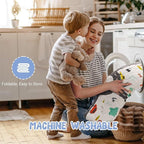 Car Portable Baby Play Mat 50x50 Playpen Mat Upgraded Thicken Baby Floor Play Mat Non-Slip Cushioned Crawling Mat Waterproof Activity Playmats for Babies Toddlers Infants (50x50, Letter Car)