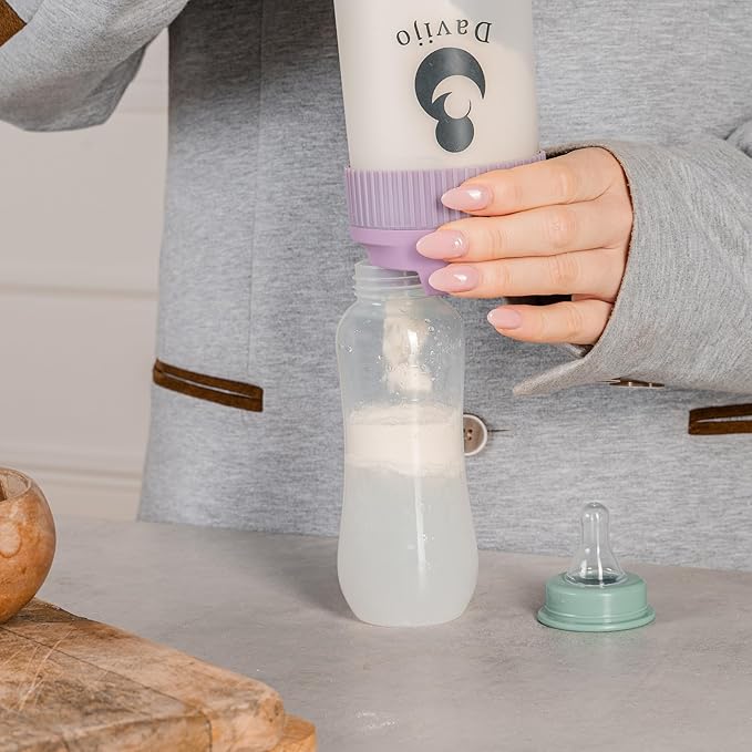 Formula Dispenser - Replaces Hand Scooping - Add Desired Amount with a Few clicks - Baby Formula Container to go - 10ounces Baby Milk Powder Storage - for Home & Travel