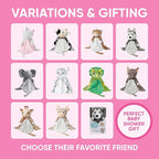 4-in-1 Sound Machine, Baby Lovey, Blanket - White Noise & Lullaby Plush Unicorn Calms & Reduces Wakeups, Helps Toddler Sleep Longer - Proven Sleep Aid -Musical BPA-Free, Machine Washable Newborn Gift