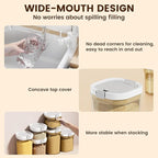 Formula Container to go-1300ml Travel Dispenser BPA Free Airtight Container with Spoon and Layered Storage