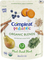 Compleat Pediatric Organic Blends Pediatric Oral Supplement Plant Blend 10.1 oz Pouch 24 Ct