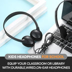 Kids Headphones Bulk 100 Pack for School Classroom Students Children Toddler Boys Girls Teen Adults