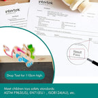 Baby Gift Wooden Toddler Pull Toy, Crocodile Drum Tapping Children's Toy, Baby dragging and Learning to Walk, Rope Traction Rope Crawling for Toddlers Ages 1+