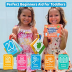 Toddlers English Phonics Flash Cards - Sight Words Flash Cards for Kindergarten - Shapes, Animals, Fruits, Colors, Numbers, & ABC Flashcards for Toddlers 1-3 for Bilingual Flash Cards
