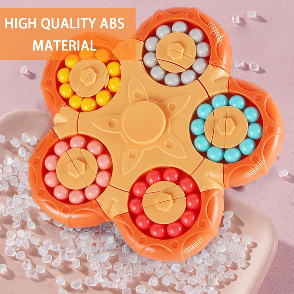 YUDANSI Magic Bean Puzzle Toy, Rotating Magic Bean Fidget Toys 2-in-1, Magic Ball Brain Teaser STEM Game, Gift for Kids Boys Girls Age 3+, 5-7, 8-12, Teen, Adult for Holiday Birthday Graduation Gifts