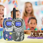 QNIGLO Camping Walkie Talkies for Kids Rechargeable, Camo Kids Walkie Talkies for Boys Girls fit Outdoor Adventure Game Spy Gear Hiking, Army Police Toys for 3 4 5 6-12 Year Old