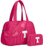 Dance Bag, Kid Weekender Bags，Tween Girls Trendy Stuff-Girl Overnight Bag with Wet Pocket，Lightweight Travel Tote Personalized Cheer Bags with Makeup Pouch