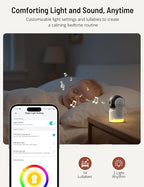 PARIS RHÔNE Video Baby Monitor, 2K UHD WiFi Camera, Night Vision, 5” Smart Baby Monitor with App Control, Motion and Cry Detection, AI Tracking, Three-Way Audio, RGB Night Light, Lullabies
