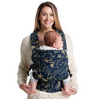Momcozy Baby Carrier - Ergonomic, Cozy and Lightweight Carrier for 3-24 Months, Effortless to Put On, Ideal for Hands-Free Parenting, Enhanced Lumbar Support, Starry Night