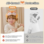 Mambobaby Baby Head Protector Baby Helmet for Crawling Walking -Extra-Thick Deep Forehead Padding, Toddler Helmet 6-24 Months, Infant Safety, Ultra-Light Soft Design -Fox