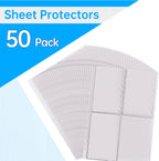 Tamfile Large 4x6" 400 Pocket Album, Fireproof Photo Binder with Plastic Sleeves (50 Pages), Waterproof Heavy Duty Photo Portfolio Folder with Clear Sheet Protectors, Each Page Holds 8 Pictures