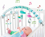 Pau1Hami1ton Baby Stroller Arch Toys, Car Seat Toys,Bouncer Toy Bar/Mobile for Bassinet,Adjustable Baby Hanging Toys Fit for Crib Bed,Stroller,Car Seat.S-19(Crocodile)