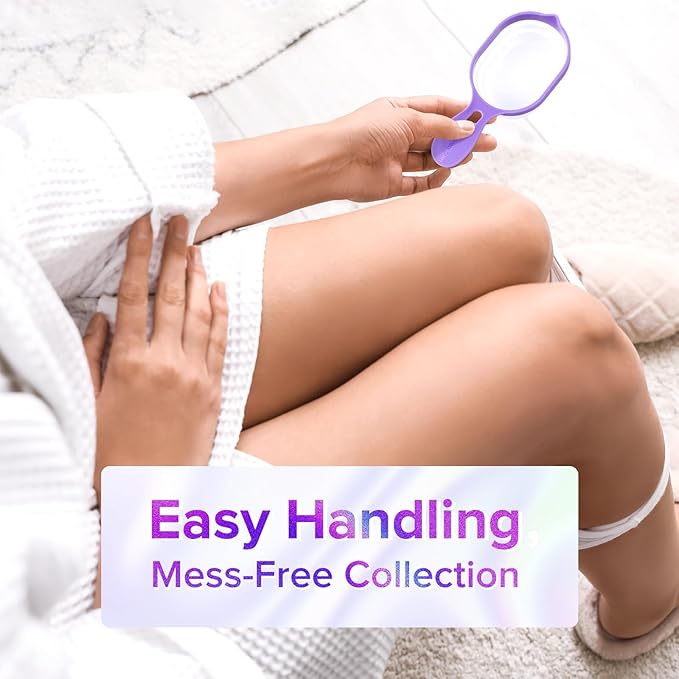 Premom 2 Urine Cups for Ovulation & Pregnancy Tests: Reusable & Collapsible Pee Cups for Home Fertility Testing | Easy to Use & Clean - Essential Kit for Women with Urine Sample Detection