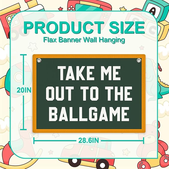 Sports Room Decor for Boys, Baseball Basketball Wall Decor Banner, Wall Hanging Banner Flag, Inspirational Game Day Wall Flag Home Playroom Boys Room Decor, Banner for Room