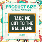 Sports Room Decor for Boys, Baseball Basketball Wall Decor Banner, Wall Hanging Banner Flag, Inspirational Game Day Wall Flag Home Playroom Boys Room Decor, Banner for Room