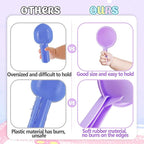 Small Soft Bath Toys for Toddlers 1-3 - Super Easy to Clean Water Table Toys Baby Tub Swimming Pool Toy Fun Tactile Training Newborn Gifts, 3Packs (Pink)