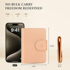 ALLIVE Genuine Leather Passport Holder, Rfid Passport Holder for Travel with AirTag Hidden, Passport Cover Wallet Travel Must Haves Airport Essentials, Passport Cover Travel Gifts (Beige)