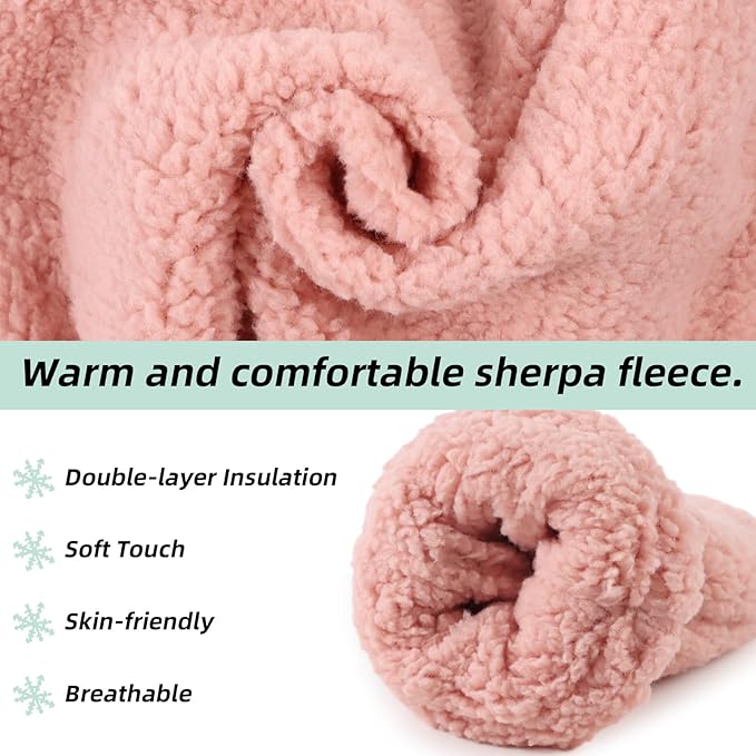 Zsedrut Baby Boys Winter Glove Warm Toddler Infant Girls Mittens Fleece Lined Gloves 1-7 Years