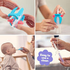 Medicine Dispenser, Rocket - Liquid Medication Syringe for Newborns, Infants, Babies & Toddlers - Baby Medicine Kit with Pacifier Attachment for Accurate Dosing