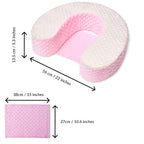 ODOXIA Baby Sit Up Pillow | Baby Pillow for Sitting Up | Comfortable Infant Seat for Early Sitting & Playtime | Soft & Stable Seat with Ring