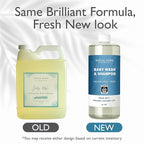 SoCal Suds & Company - 2-in-1 Organic Foaming Baby Wash Castile Soap & Shampoo Refill - Gentle Body Soap for Sensitive Gentle Bath -Nourishing Soothing Ingredients -Newborn Baby - Fragrance Free, 32oz