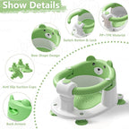 Baby Bath Seat for Babies 6 Months & Up, Toddler Bath Seats for Babies Sitting Up, Non-Slip Infant Bath Tub Chair with Suction Cups & Soft Cushion for Shower, Compact Toddler Bathtub Seat, Green