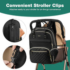 MOMUVO Diaper Backpack for Women Large Capacity with Insulated Pockets Diaper Bags For Baby Girl Boy Waterproof Baby Bags