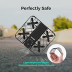 X1 Drone with Camera, Self-Flying Camera Drone with Follow Me Mode, Foldable Mini Drone with HDR Video Capture, Palm Takeoff, Intelligent Flight Paths, Hands-Free Control Black (Combo Plus)