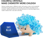 Crystal Growing Toys for Kids - Vibrant Colorful Crystal Hedgehog to Grow,Science Experiments Learning and Education for Kids STEM Gifts for Boys & Girls 8 Years + (Sky Blue)